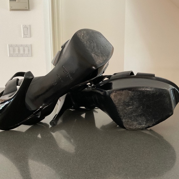 YSL Saint Laurent Tribute 105 platform sandals - Picture 8 of 13